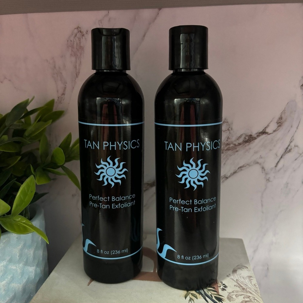 2 Tan Physics PERFECT BALANCE PRE-TAN EXFOLIANT Even Long-Lasting 8 oz New